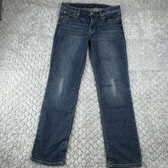 Lucky‎ Brand Mid Rise Sweet Straight Jeans 10/30R Classic - Picture 1 of 11